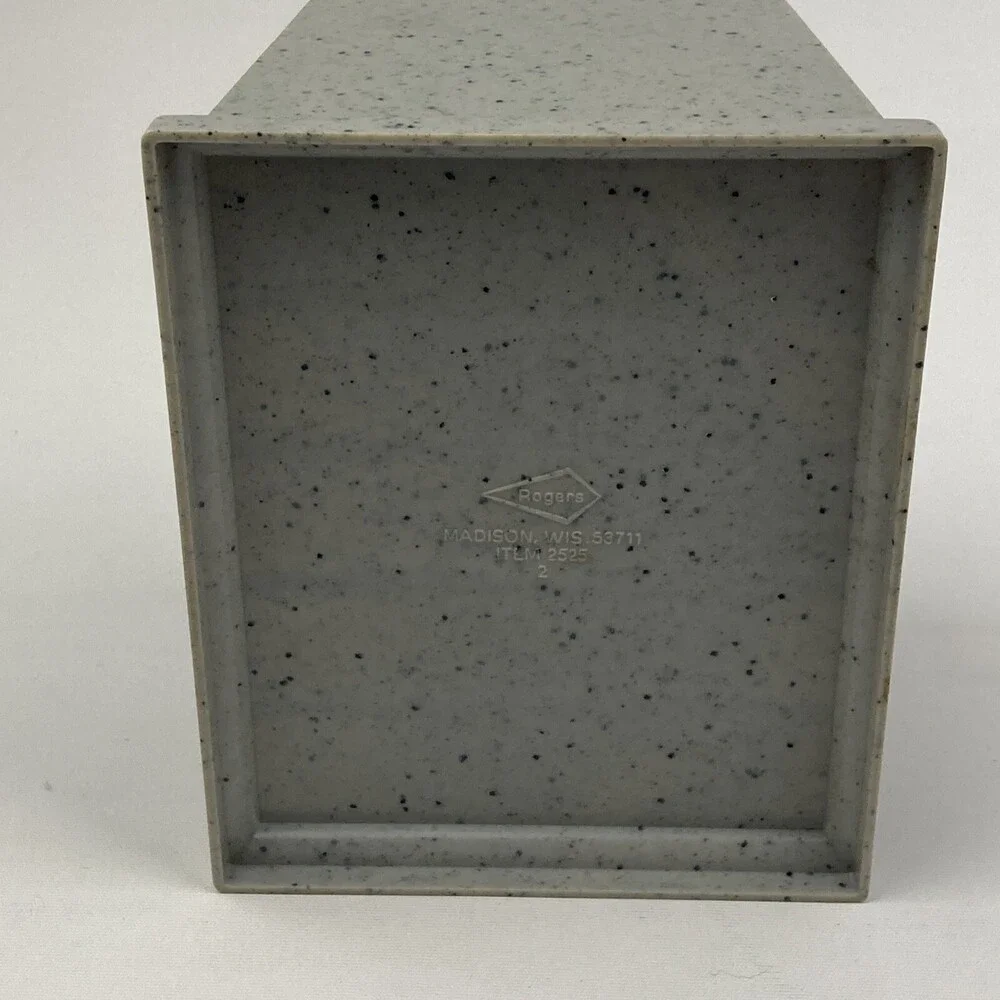 VTG Rogers 5 Slot Gray Speckle Plastic Letter Mail Desk File Sorter